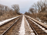 #9: View eastward along the tracks, en route back to the car