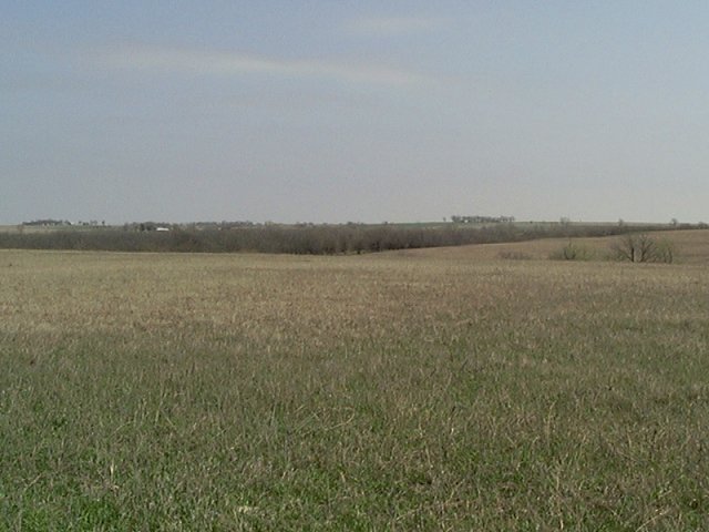 Kansas Farmland with the Confluence Area in the center