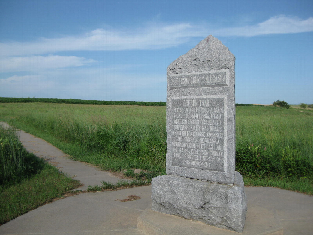 Nearby Oregon Trail marker