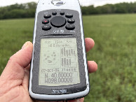 #8: GPS reading at the confluence point.