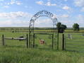 #9: Picturesque cemetery about 11 km northeast of confluence.