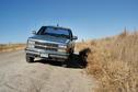 #2: Picture of my truck zero'ing, with the state-line road "T" sign behind it