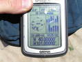 #3: GPS reading at the confluence.