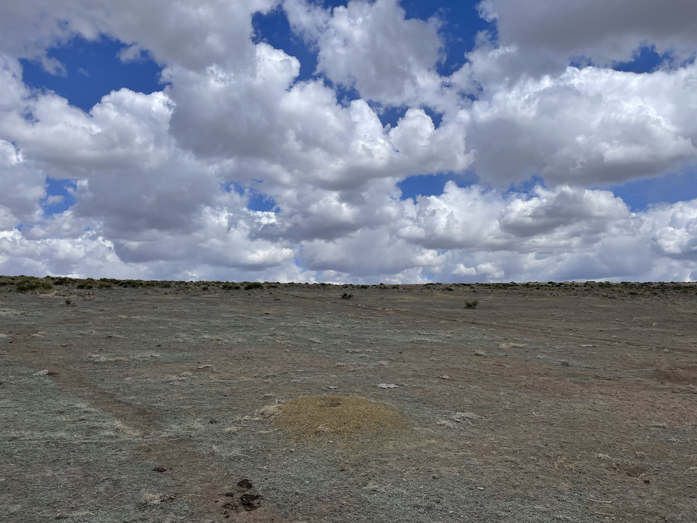 View to the east and slightly up