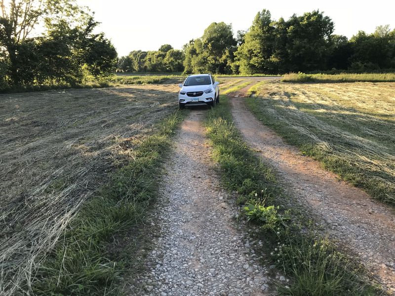 Arriving back at the vehicle, looking north, after the confluence trek. 