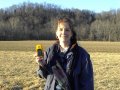 #3: Sharon holds the GPS for confluence 38N 85W