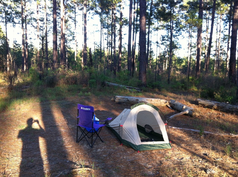 Camping at the confluence