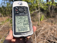 #6: GPS reading at the confluence point.