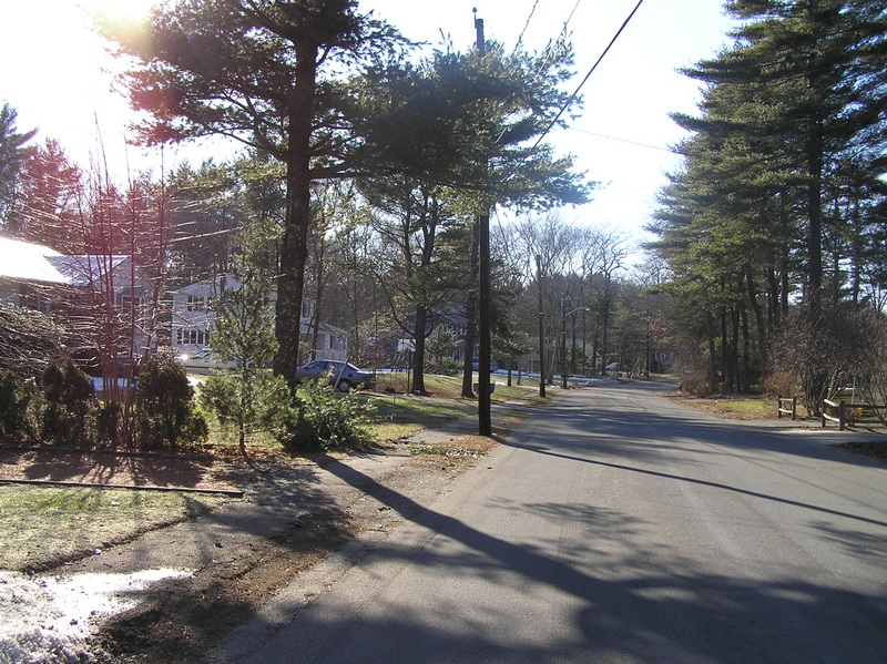 View to the west from the confluence.