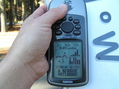 #3: GPS reading at the confluence site.