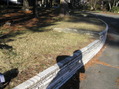 #5: My shadow on the famous confluence stone wall.