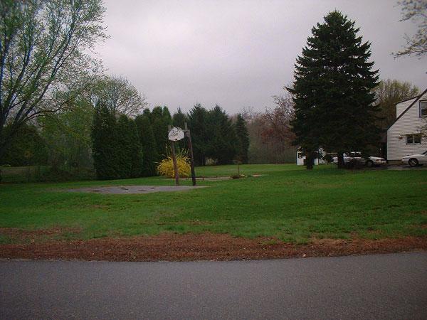 The sad state of basketball in Bridgewater, Massachusetts.
