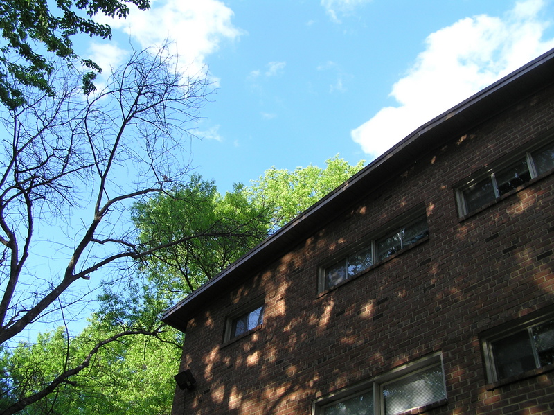 Confluence of 39 North 77 West is actually on this roof.