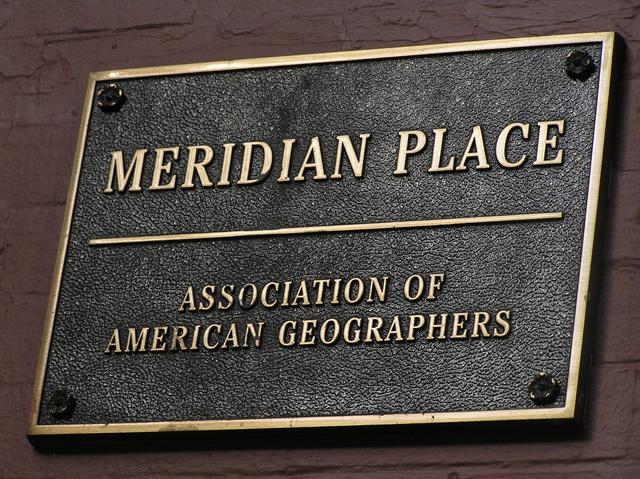 Meridian Place, home of the Association of American Geographers, Washington DC.
