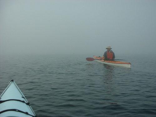 Reading the chart before heading to the confluence.