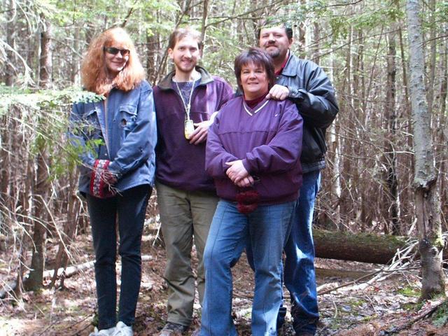 Cheryl, Alex, Kay and Danny at the spot