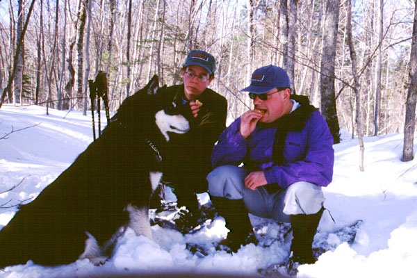 Snack time at the confluence