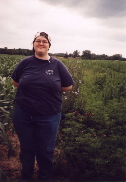 Ada stands near the confluence