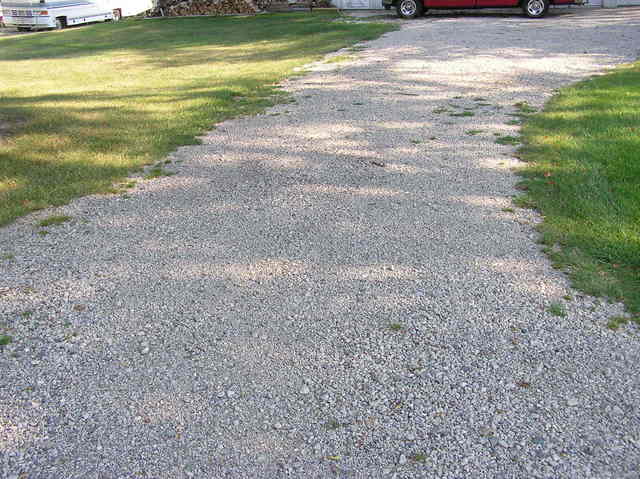 The confluence point lies 35 feet down this driveway