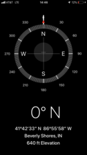 #2: GPS reading at the closest approach to the confluence. 
