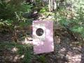 #8: A target seen along the path.