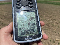 #7: GPS unit at the confluence point.