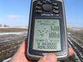 #2: GPS reading at the confluence point.