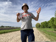 #7: Joseph Kerski near the confluence point.