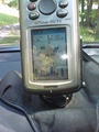 #5: GPS screen where I parked