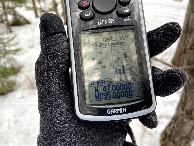 #8: GPS receiver at the confluence point. 