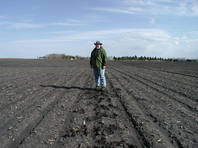 Bruce, standing on the confluence.