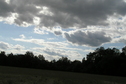 #5: View of the beautiful sky to the west from the confluence.