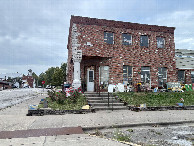 #9: Some architecture at the closest town to the confluence point.