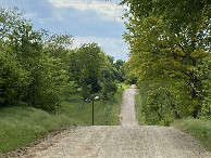 #10: Road to the west from the confluence point. 