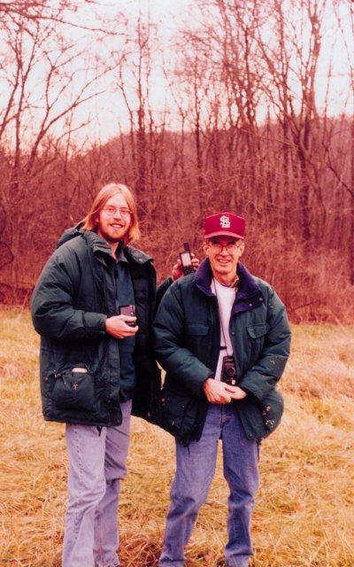 Dad's first confluence!