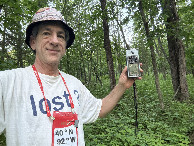 #10: Joseph Kerski at the confluence point.