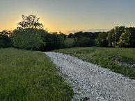 #9: The nearest road to the confluence looking northwest.  It’s not a public road but rather a driveway.