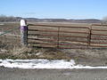 #9: View .44 mile west toward 40N 95W from gate on CR 77.