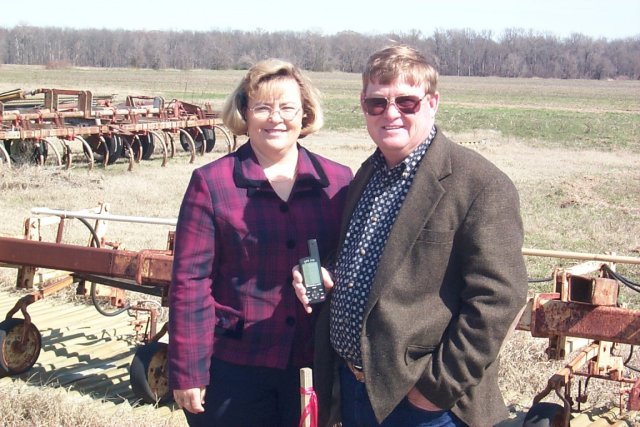 Landowners Jim and Penny Newsom