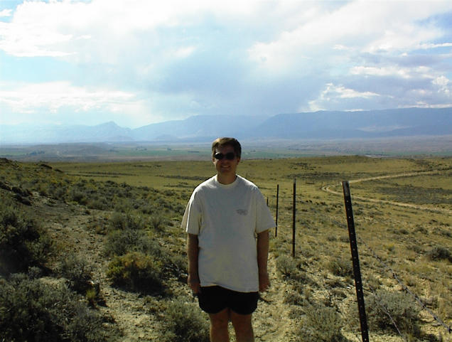 View of Clark's Fork Canyon with Dan