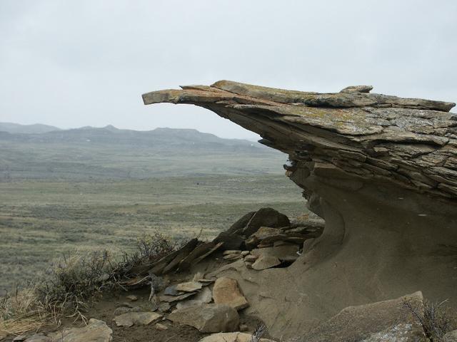 Rock outcrop just north of the point