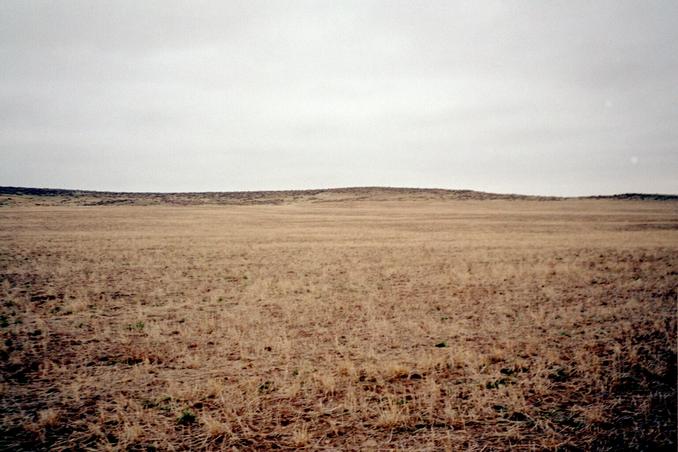 looking west from confluence