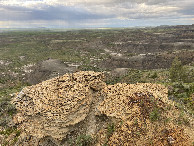#8: A better view to the northwest from the confluence point. 