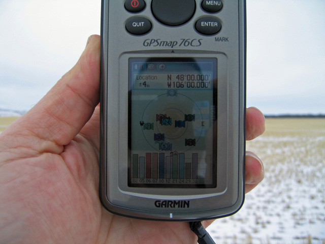 GPS position