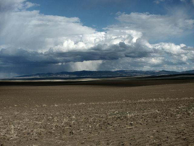 Rain over the Little Rockies