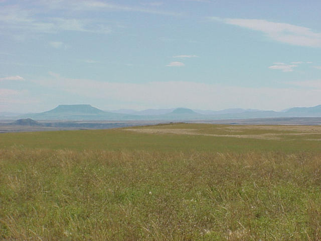 Looking south to the Judith Mountains