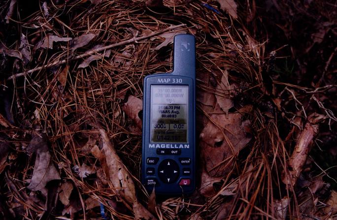 GPS shot, photo darker so the numbers are easier to read