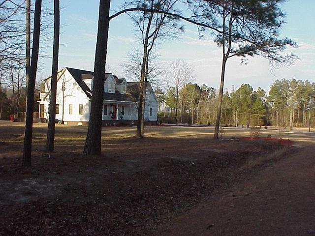 Nearest house to the confluence, looking northeast toward the confluence that is about 250 meters to the northeast.