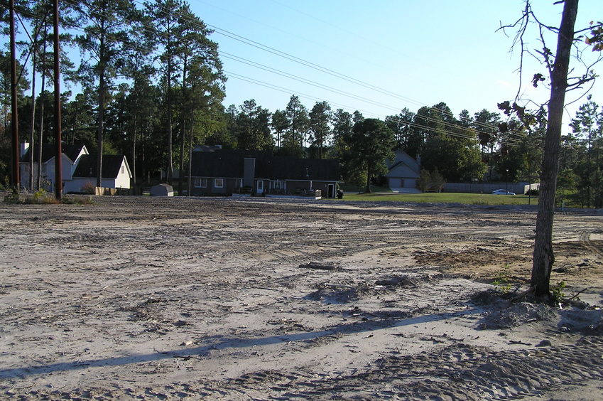 View to the south from the confluence.