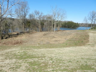 #1: Looking down on 36N 80W from the townhouses, with Oak Hollow Lake to the north